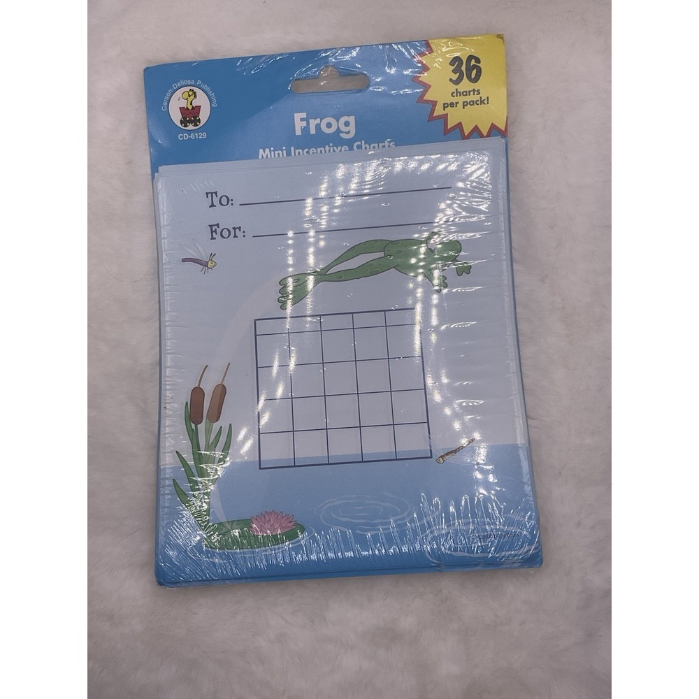 Carson Delisa Frog Mini Incentive Charts Vintage Y2K 90s